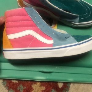 Multi colored vans